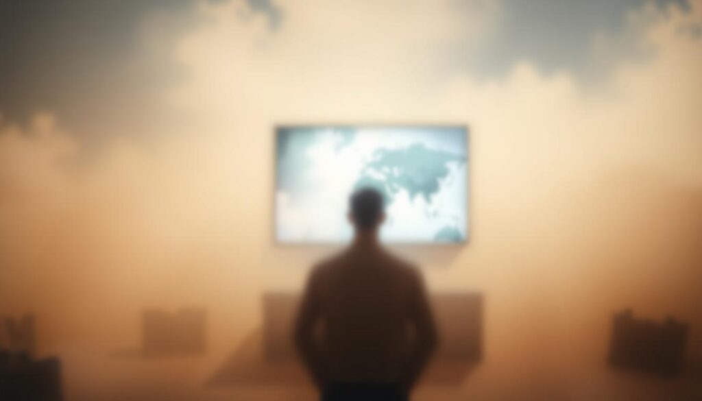 A blurred, abstracted landscape representing the evolving standards of reality TV censorship. In the foreground, a pixelated, obscured figure symbolizes content that has been censored or edited. The middle ground features a TV screen emitting a soft, diffused glow, hinting at the scrutiny and regulation of programming. The background is a hazy, dreamlike setting, conveying the uncertain, ever-shifting nature of acceptable content. Warm, muted tones create an atmosphere of thoughtful contemplation. A wide, cinematic lens captures the scene, emphasizing the sense of an industry in transition. A blurred, abstracted landscape representing the evolving standards of reality TV censorship. In the foreground, a pixelated, obscured figure symbolizes content that has been censored or edited. The middle ground features a TV screen emitting a soft, diffused glow, hinting at the scrutiny and regulation of programming. The background is a hazy, dreamlike setting, conveying the uncertain, ever-shifting nature of acceptable content. Warm, muted tones create an atmosphere of thoughtful contemplation. A wide, cinematic lens captures the scene, emphasizing the sense of an industry in transition.