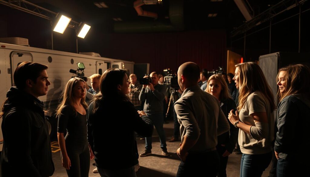 behind the scenes cast drama